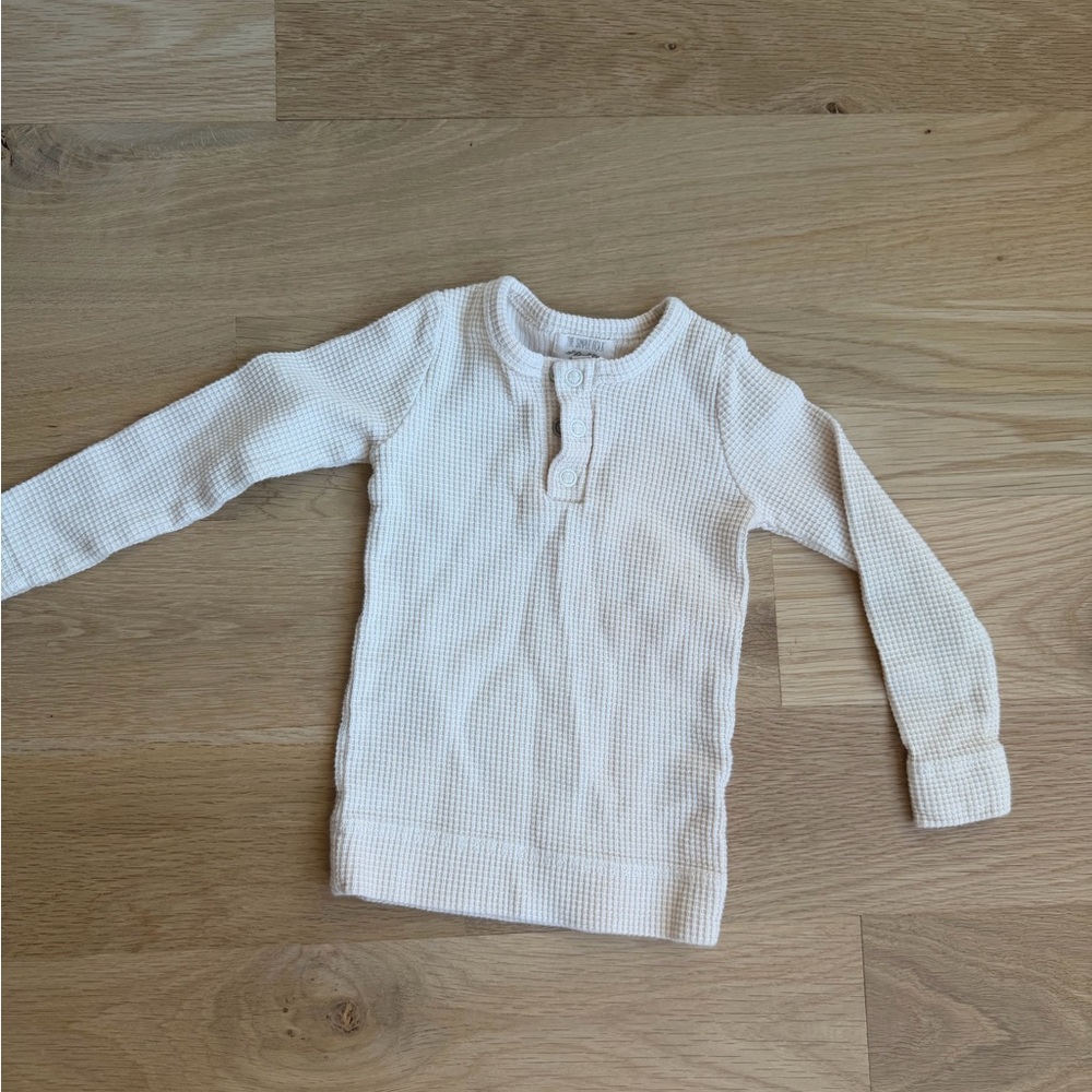 The Simple Folk waffle thermal shirt